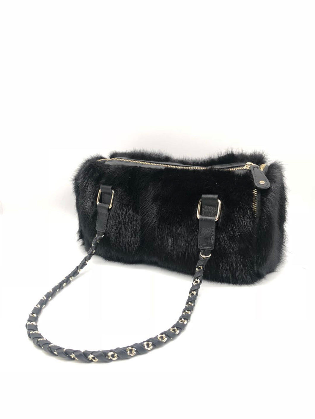 Genuine Finnish Mink Hand Bag